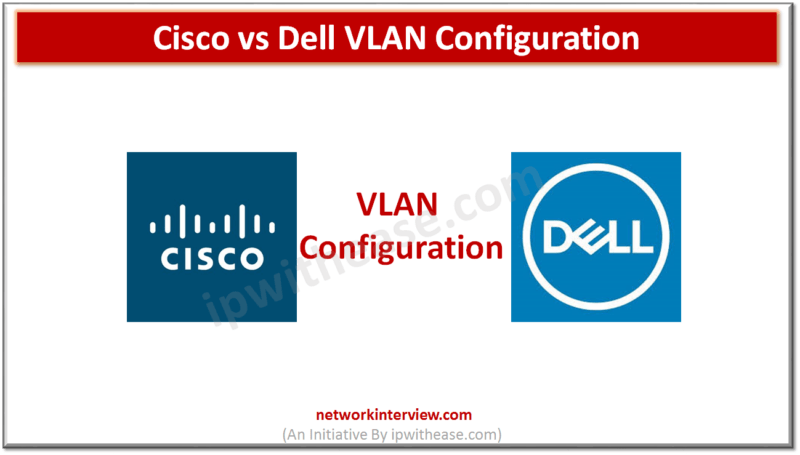 cisco vs dell vlan config