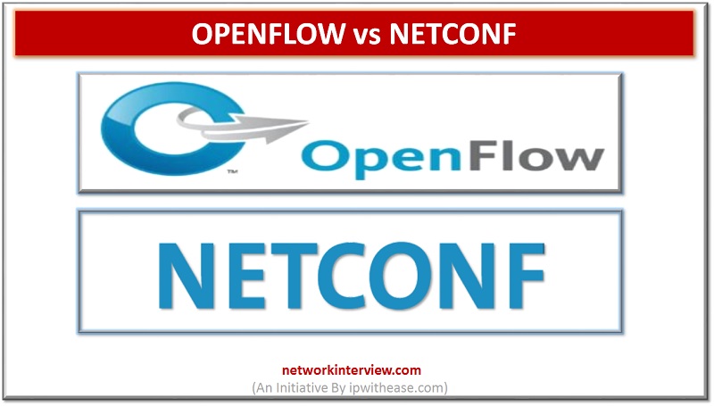 OpenFlow vs Netconf