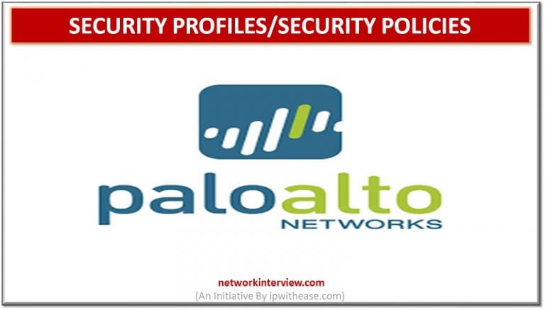 Palo Alto Security Profiles and Security Policies » Network Interview