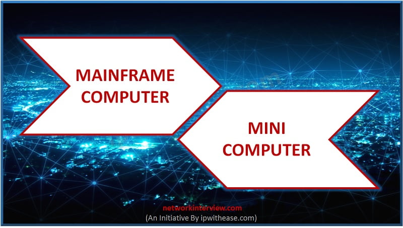 mainframe vs minicomputer