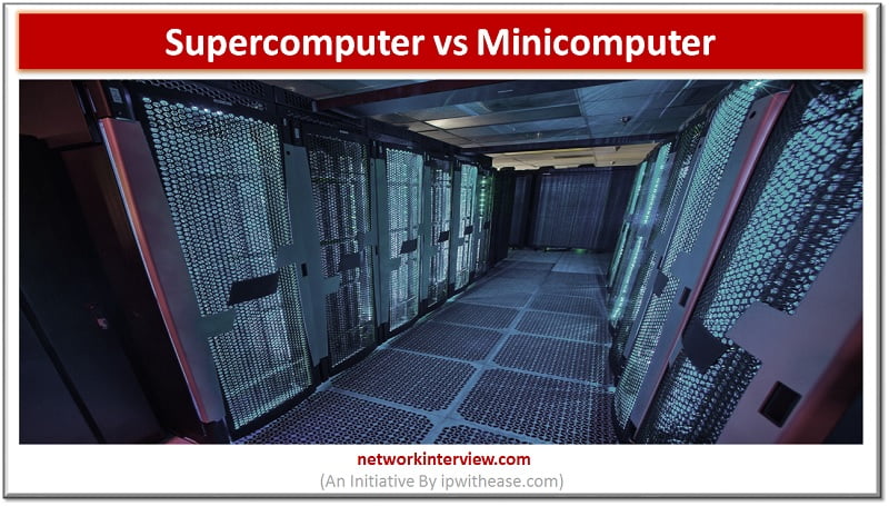 supercomputer vs minicomputer