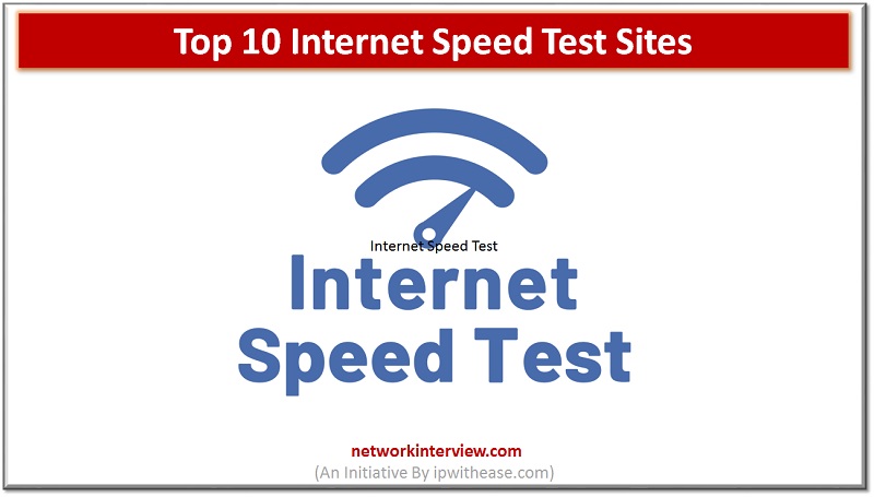 ttop 10 internet speed test sites