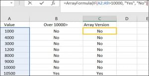 Array Formula in Google Sheets » Network Interview