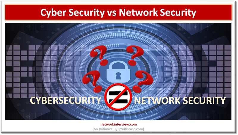 Cyber Security vs Network Security