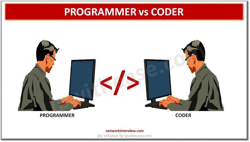 programmer vs coder