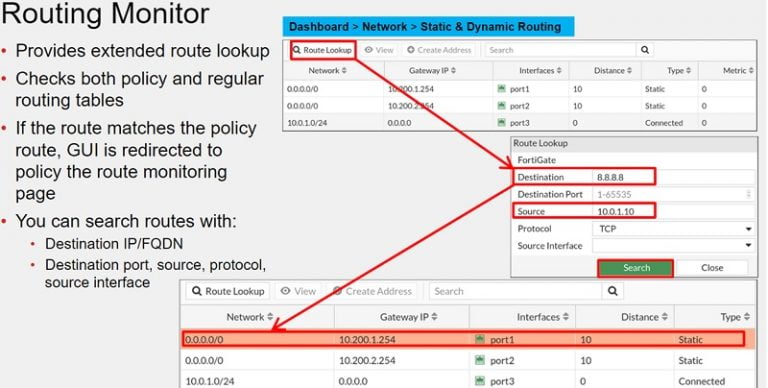 Routing Configuration In FortiGate Firewall: Static, Dynamic & Policy ...