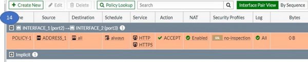 fortigate policy id number
