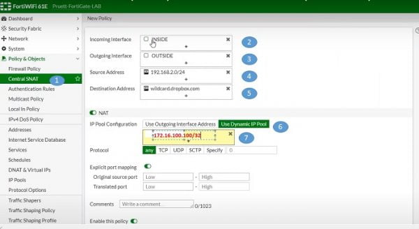 FortiGate NAT Policy: Types & Configuration » Network Interview