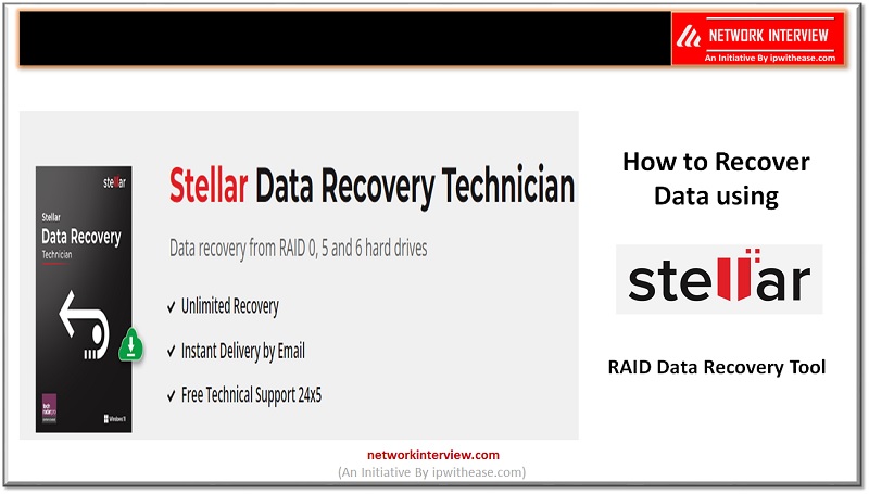 raid data recovery tool by stellar