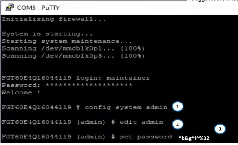 How to Reset FortiGate Firewall with the Factory Default Setting ...