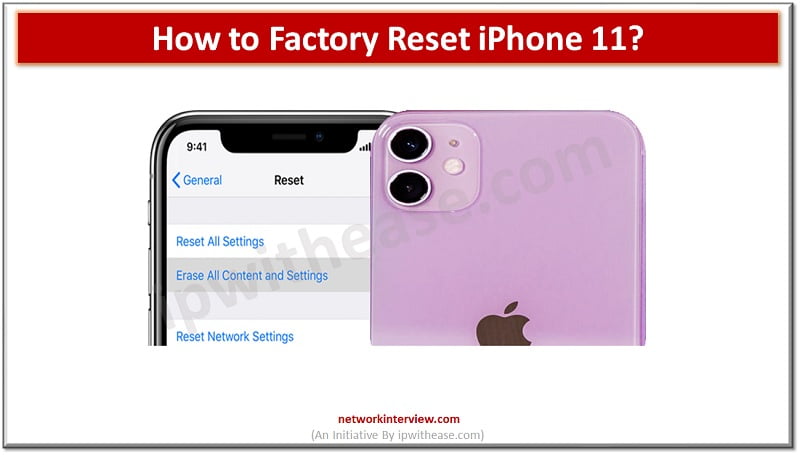 How to Factory Reset iPhone 11