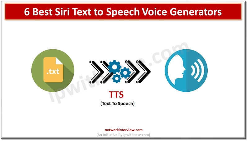 6 Best Siri Text to Speech Voice Generators