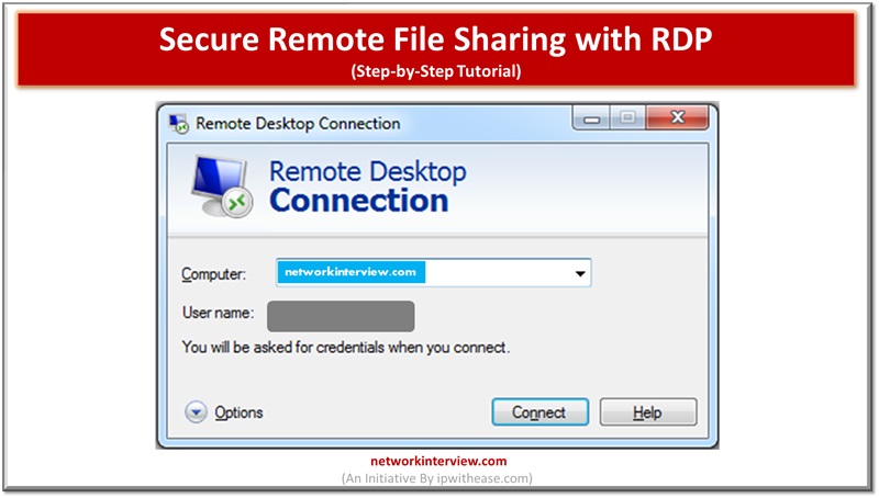 Secure Remote File Sharing with RDP