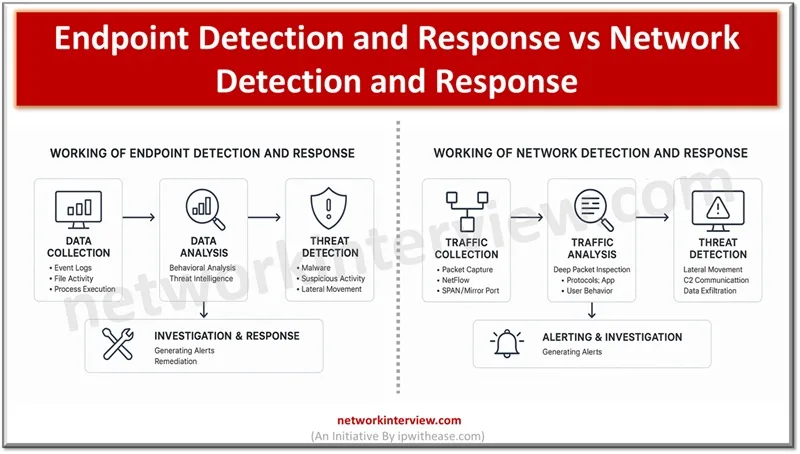 Endpoint Detection and Response vs Network Detection and Response
