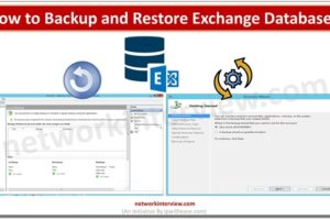 How to Backup and Restore Exchange Database